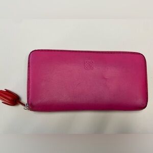 Loewe Continental Zip Wallet with Tassel‎
